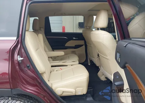 2018 Toyota Highlander Limited from USA, damaged, VIN 5TDYZRFH9JS282194